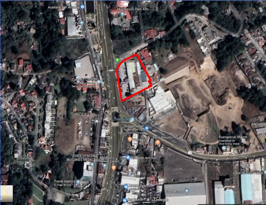 Terreno con bodega km 16.5 CES